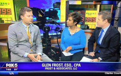 Glen Frost was recently featured on Fox 5 news in DC to discuss the legal and tax ramifications of winning the Powerball.